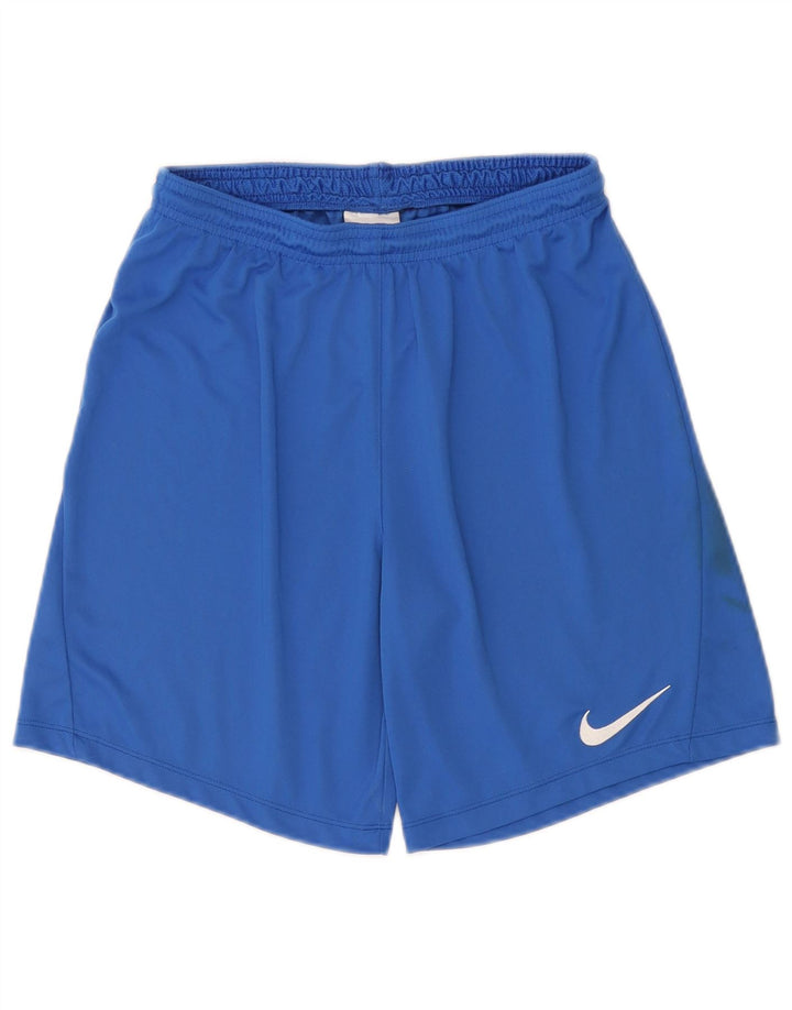 Nike Herre Dri Fit sportsshorts mellemblå polyester