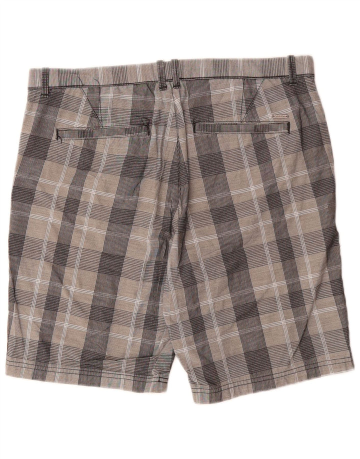 Calvin Klein Herre Chino Shorts W32 Medium Grey Ternet Bomuld