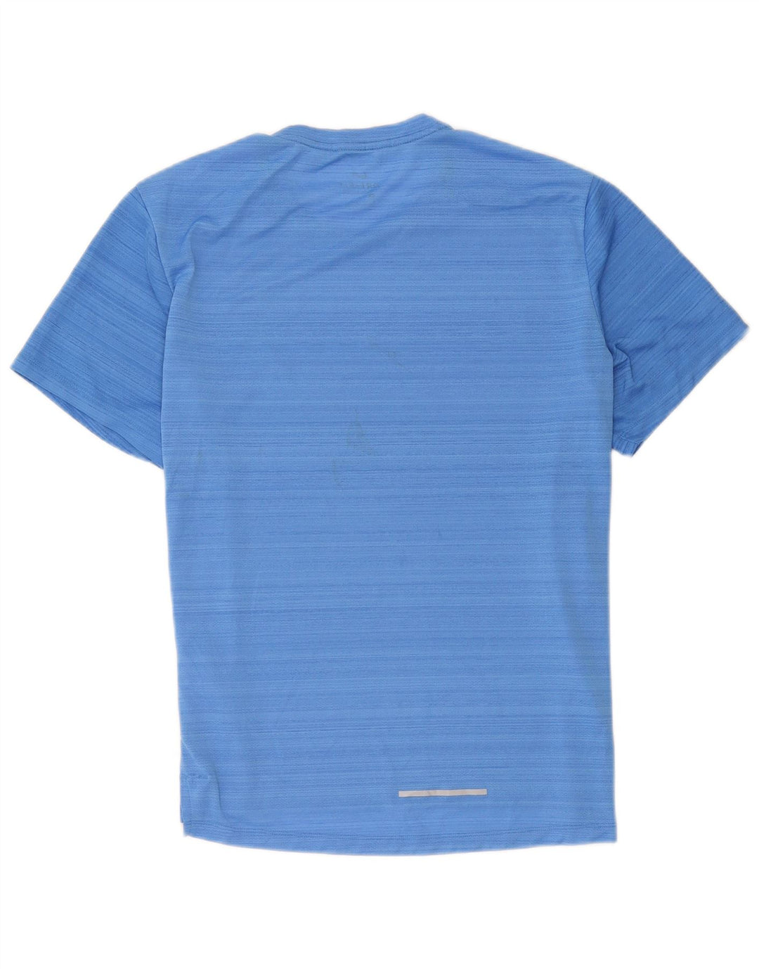 Nike herre Dri Fit T-shirt top stor blå stribet polyester