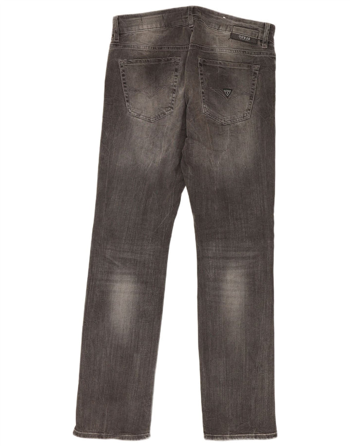 Guess Herre Angels Slim Jeans W30 L32 Grå Bomuld