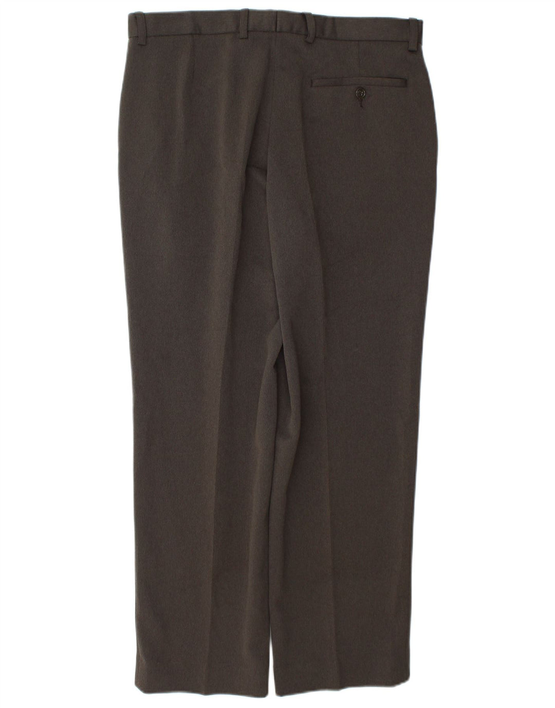 Marks & Spencer Herre tilspidsede jakkesætsbukser W34 L29 brun polyester