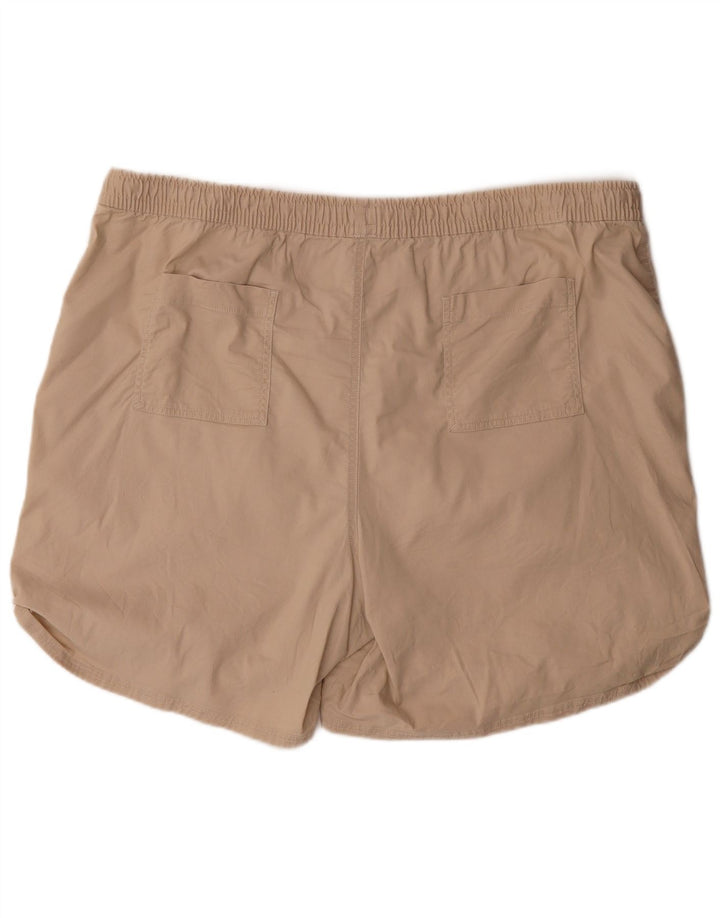 L.L.BEAN Womens Shorts 2XL W44  Beige Tencel