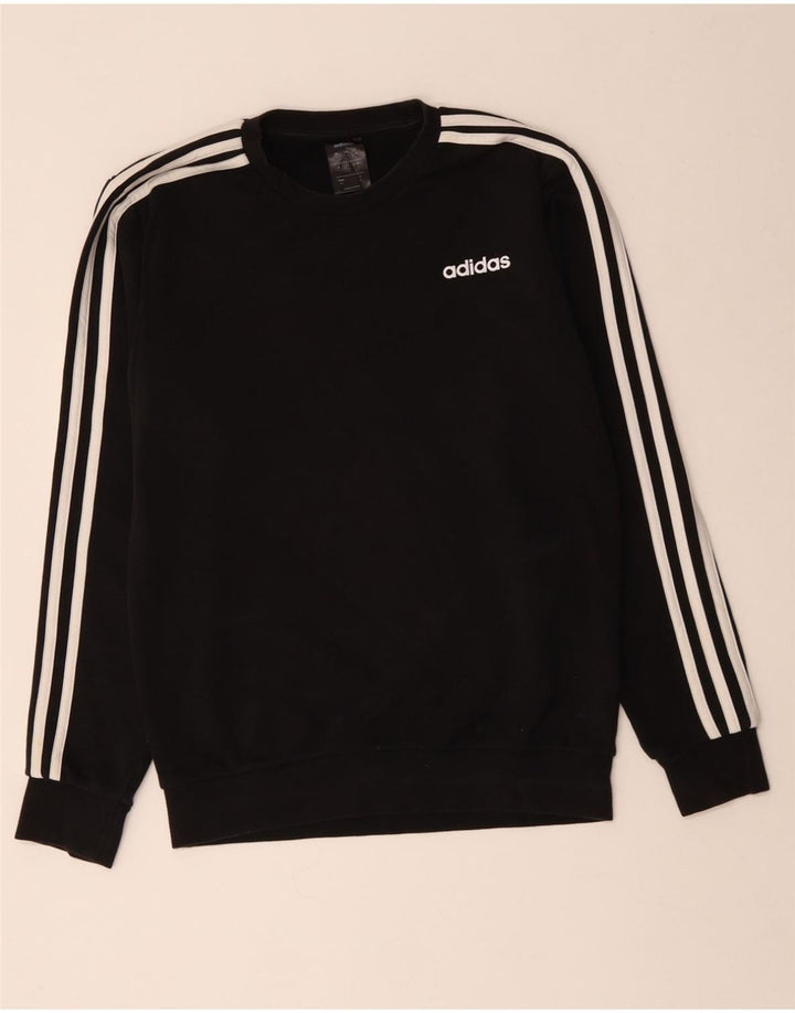 ADIDAS Sweatshirt til mænd, lille sort bomuld