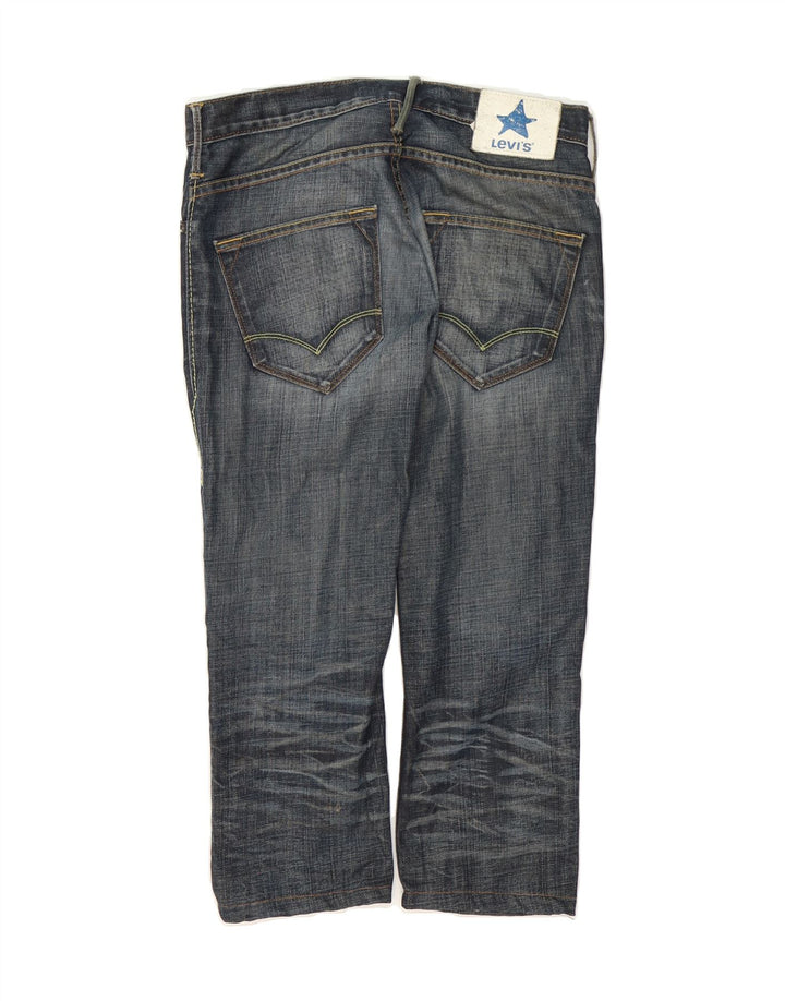LEVI'S Mens Capri Jeans W32 L22 Navy Blue Cotton Vintage Levi's and Second-Hand Levi's from Messina Hembry 