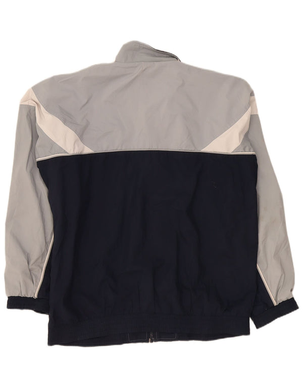 Adidas Træningsdragt til mænd, topjakke UK 42/44 Large Navy Blue Colourblock