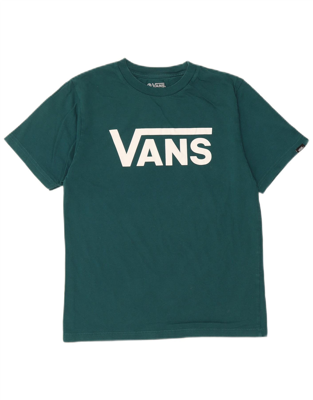 VANS Boys Classic Fit Grafisk T-Shirt Top 10-11 år Medium Blue