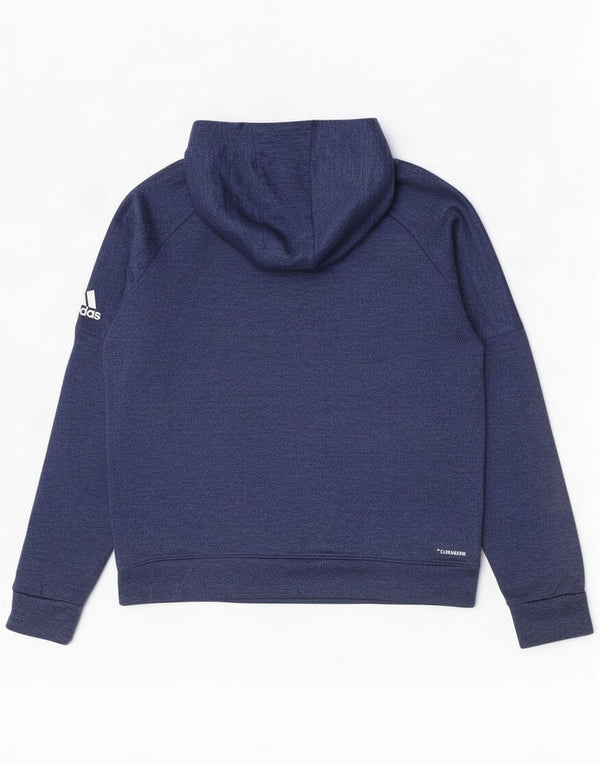 Adidas Womens NorCal Blitz Graphic Hoodie Jumper UK 16/18 Large Navy Blue