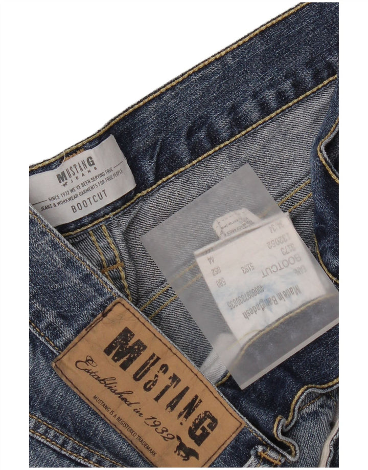 Mustang Herre Bootcut Jeans W34 L34 Blå Bomuld