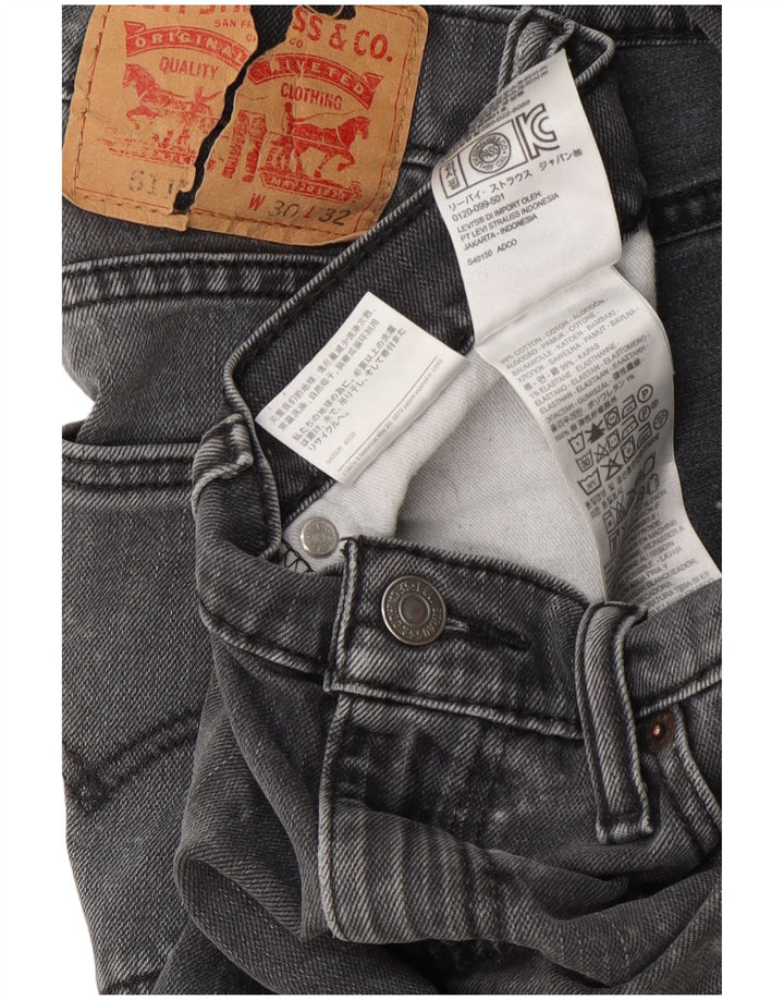 Levi's Dame 511 Slim Jeans W30 L28 Grå Bomuld