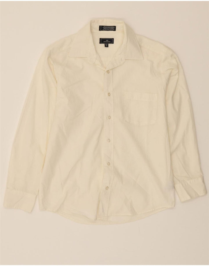 DOCKERS Mens Shirt Size 16 Large White Cotton Vintage Dockers and Second-Hand Dockers from Messina Hembry 