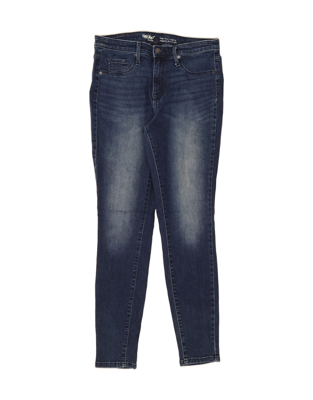 MOSSIMO Womens High Rise Jegging Jeans US 10 Large W30 L30 Navy Blue Vintage Mossimo and Second-Hand Mossimo from Messina Hembry 