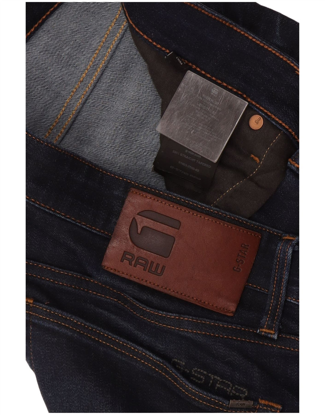 G-Star Slim Jeans til mænd W32 L32 Marineblå bomuld