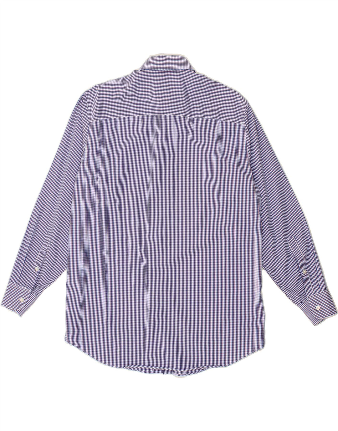 CALVIN KLEIN Herre Regular Fit skjorte str. 15 1/2 Medium Blue Gingham Cotton
