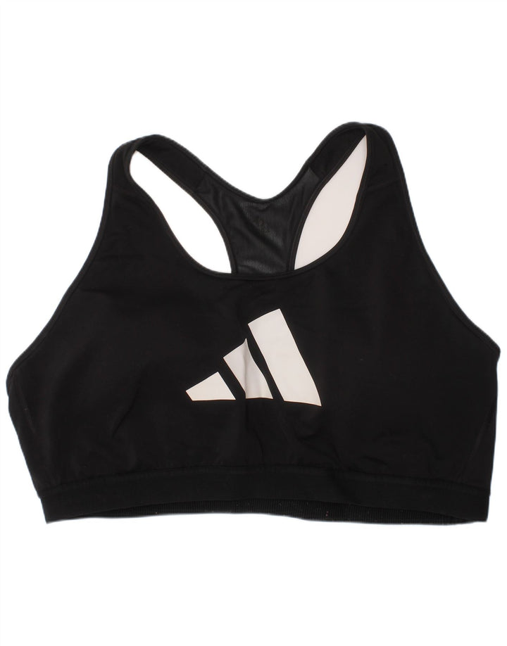 ADIDAS Womens Sport Bra Graphic Vest Top 2XL Black