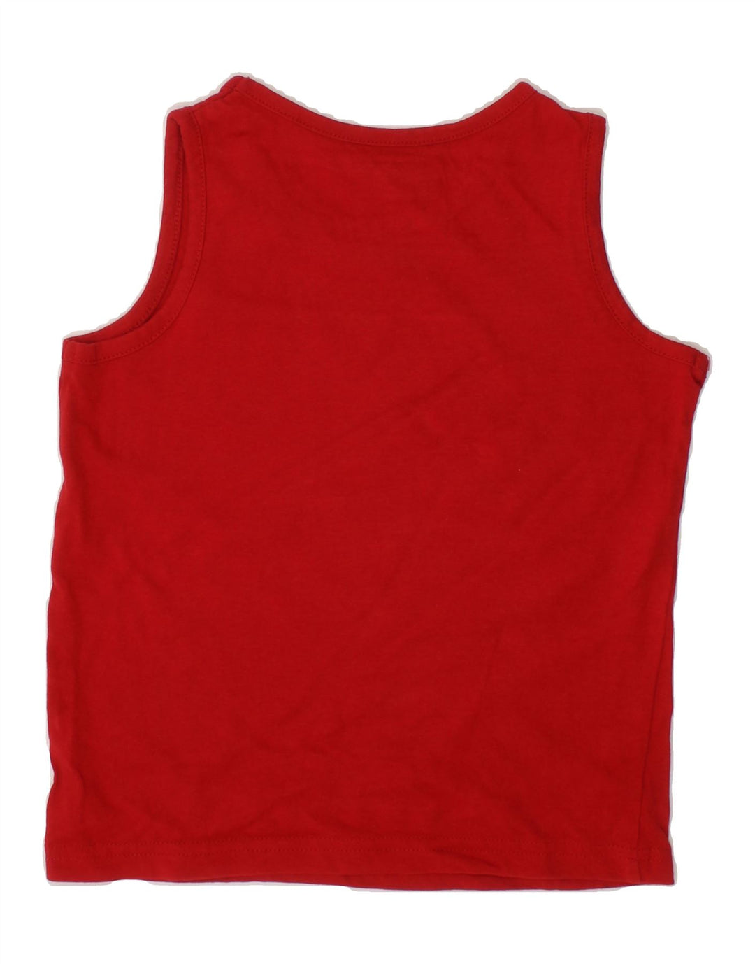 KAPPA Boys Athletic Fit  Graphic Vest Top 3-4 Years Red Vintage Kappa and Second-Hand Kappa from Messina Hembry 
