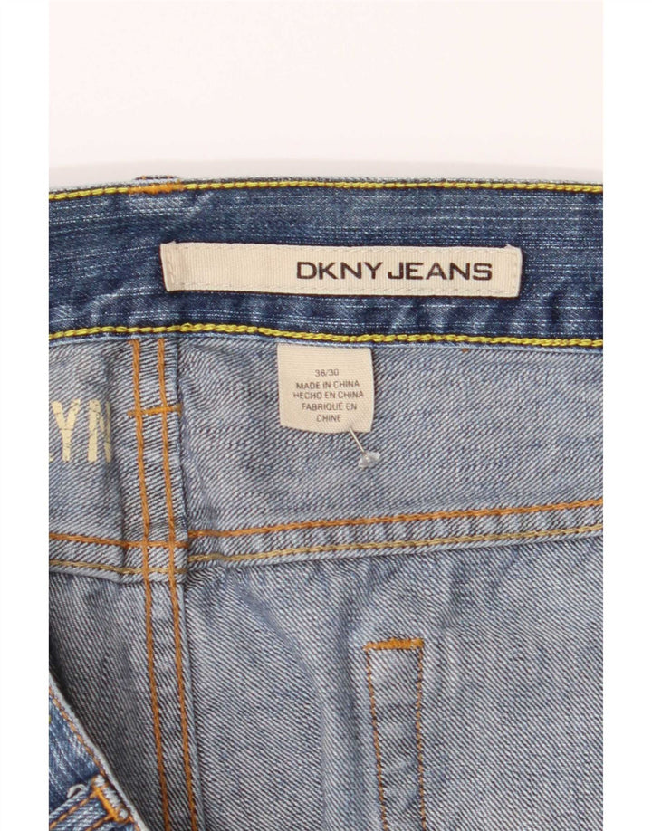 Dkny Herre Straight Jeans W38 L30 Blå Bomuld