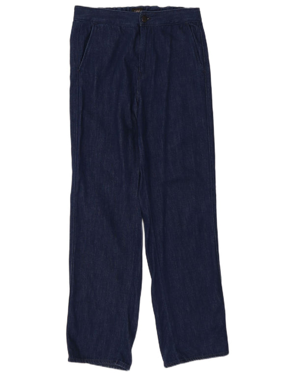 Lee Womens Straight Jeans Small W27 L31 Navy Blue Cotton