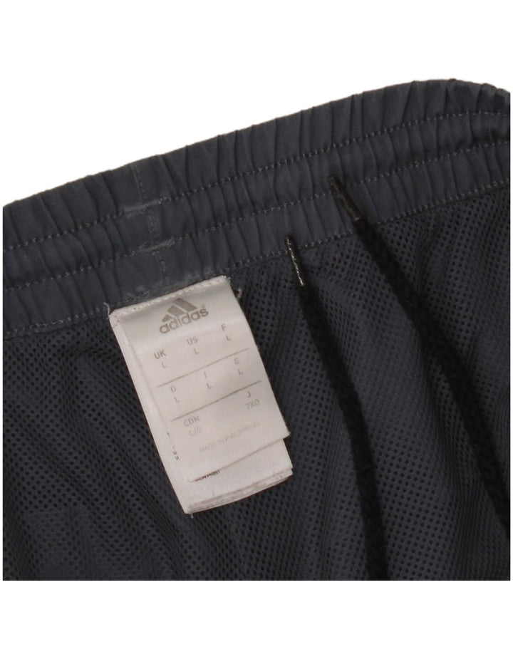 ADIDAS Grafisk træningsdragt bukser til mænd Joggers Large Grå Polyester