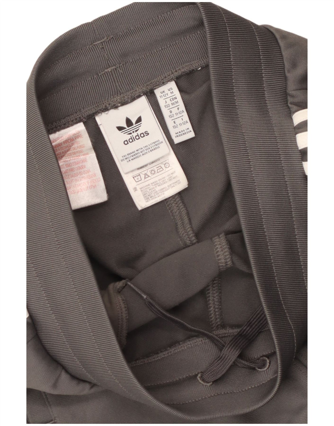 ADIDAS Træningsdragt til drenge Bukser Joggers 11-12 år Grå polyester