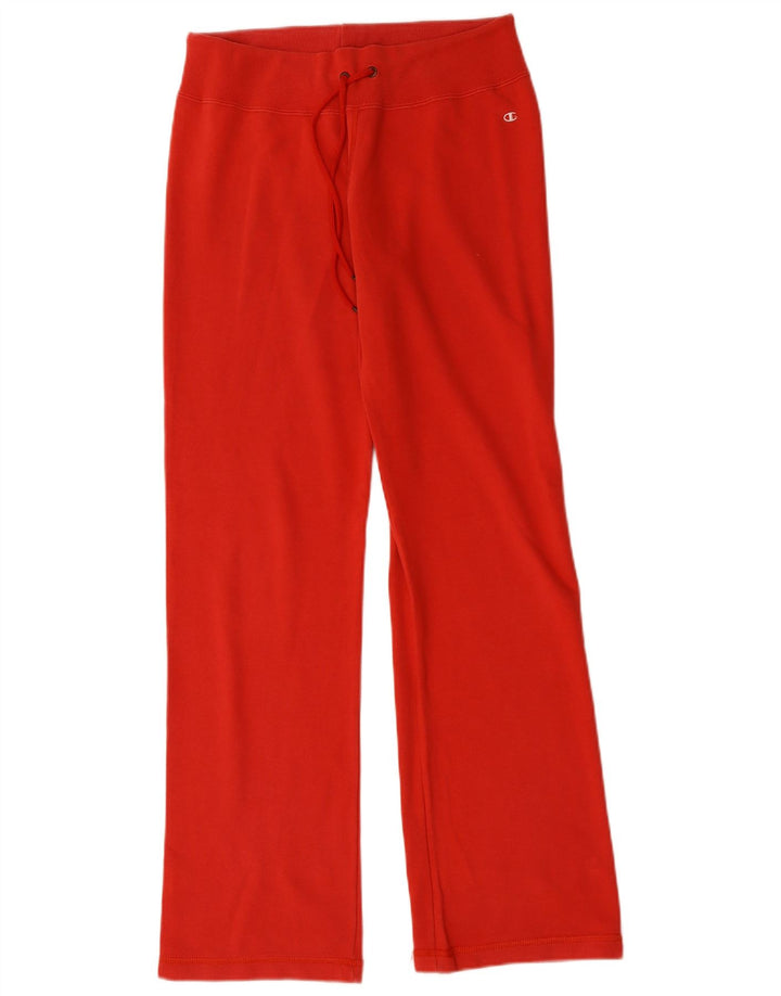 Champion Womens træningsdragt Bukser UK 14 Medium Rød Bomuld