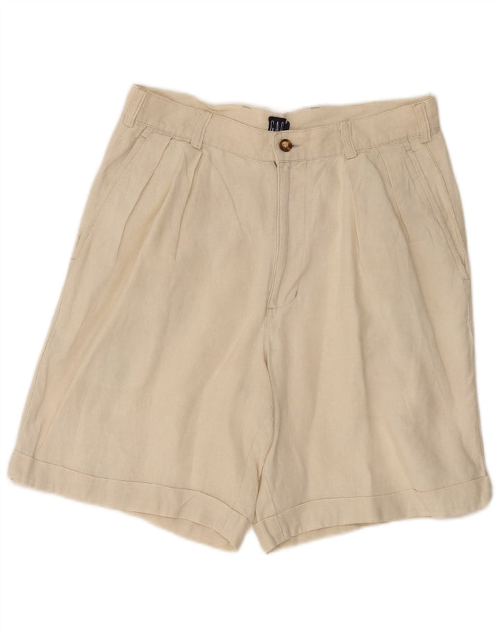 GAP Kvinders Pegged Chino Shorts W30 Medium White Linen
