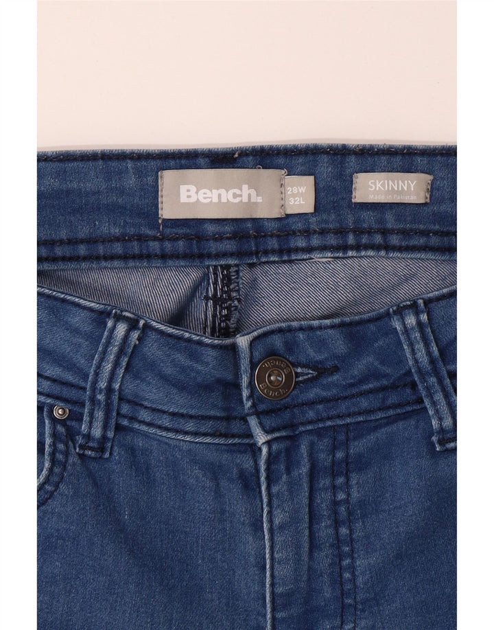 BÆNK Dame Skinny Jeans W28 L29 Blå