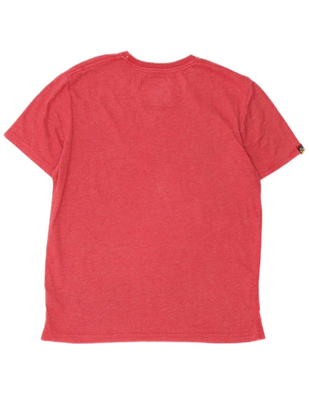 SUPERDRY Grafisk T-shirt top til mænd, stor rød bomuld