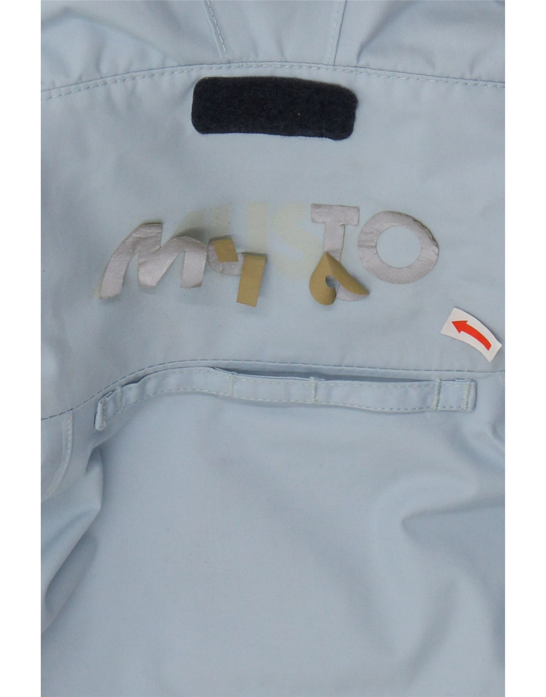 MUSTO Dame Oversized Windbreaker Jacket UK 8 Small Blue Colourblock