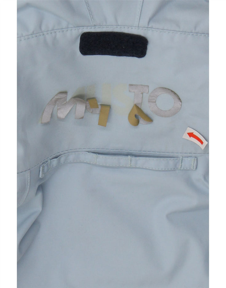 MUSTO Dame Oversized Windbreaker Jacket UK 8 Small Blue Colourblock