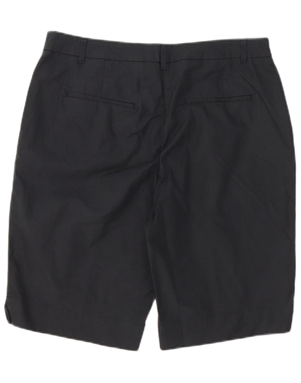 Marks & Spencer Chino Shorts til kvinder UK 14 Large W34 Black Bomuld