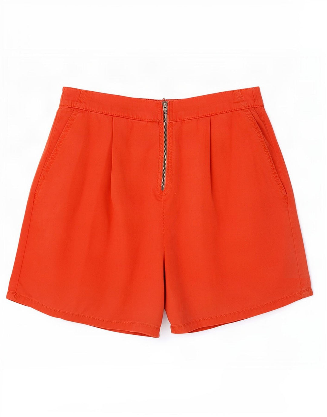 Zara Casual Shorts til kvinder XS W24 Orange