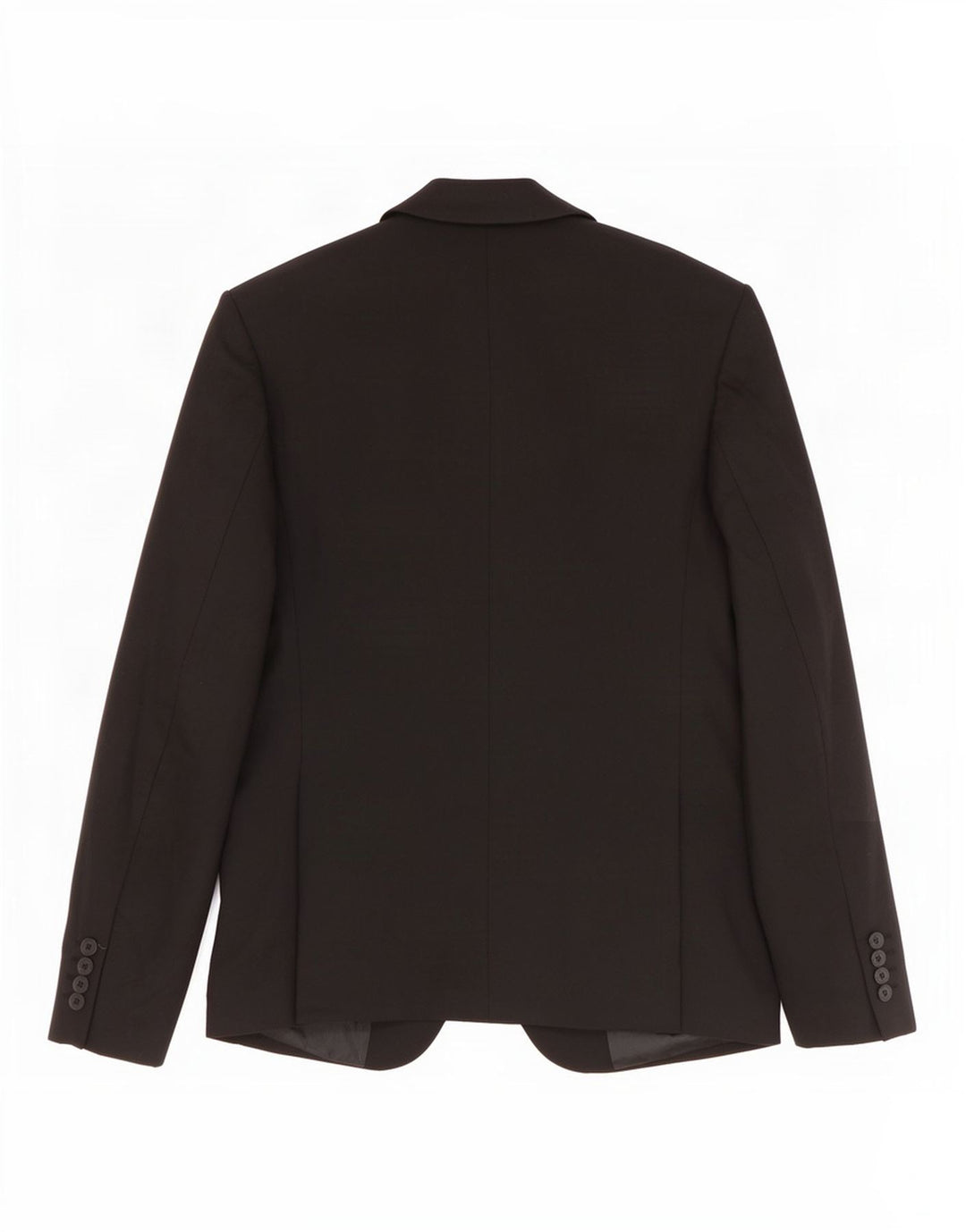 Zara Herre 2-knaps blazerjakke EU 48 Medium Sort Polyester