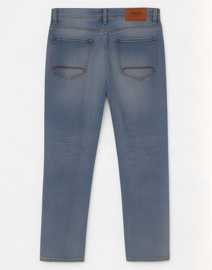 Timberland Mens Slim Jeans W33 L30 Blå Bomuld