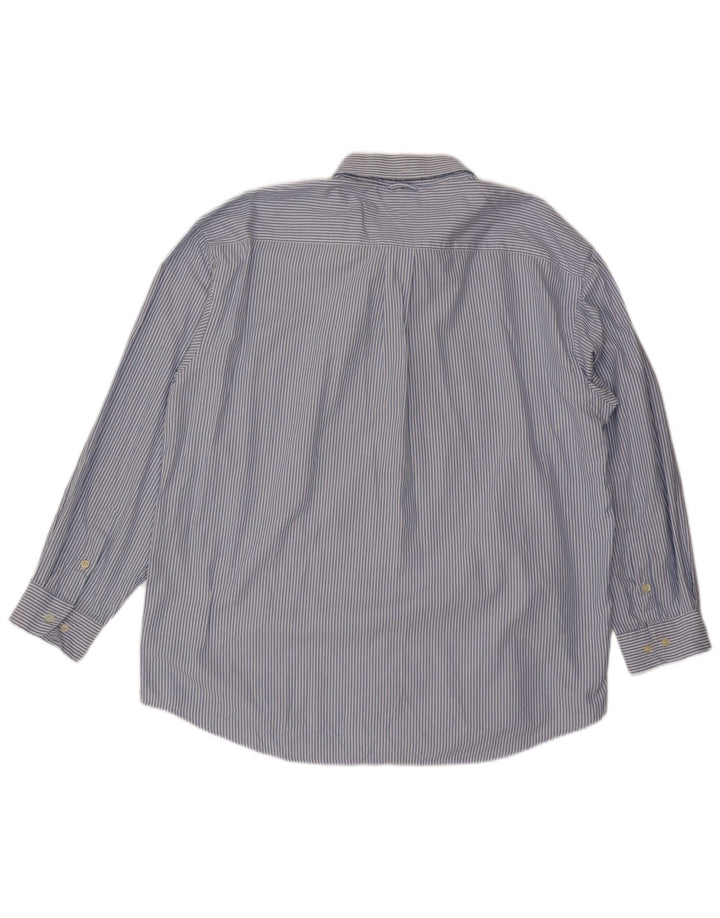 Tommy Hilfiger herreskjorte 2XL blå nålestribet bomuld