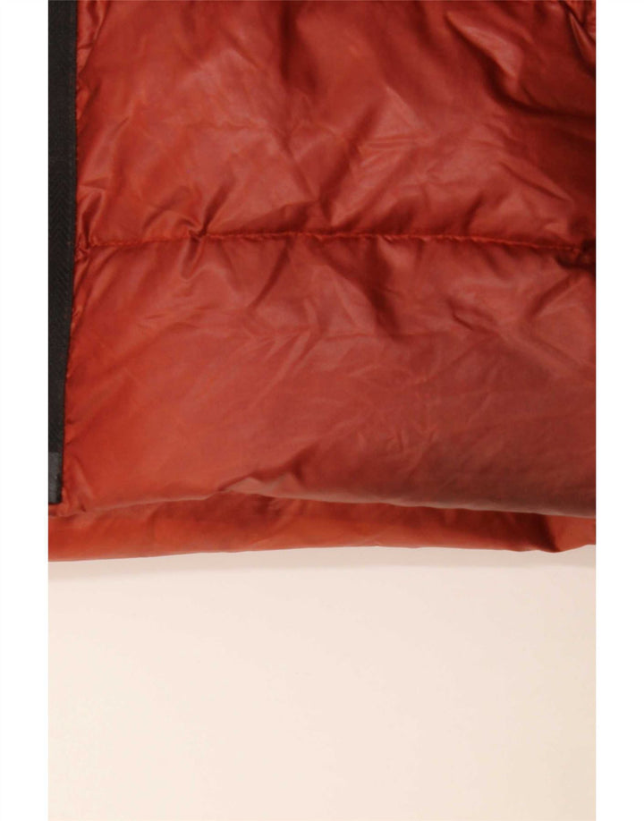 Fay Herre hættepolstret jakke UK 44 2XL Rød Colourblock Polyamid