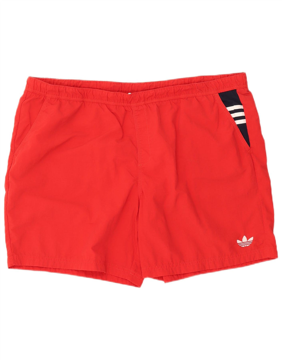 Adidas Badeshorts til mænd 2XL Rød Colourblock Nylon