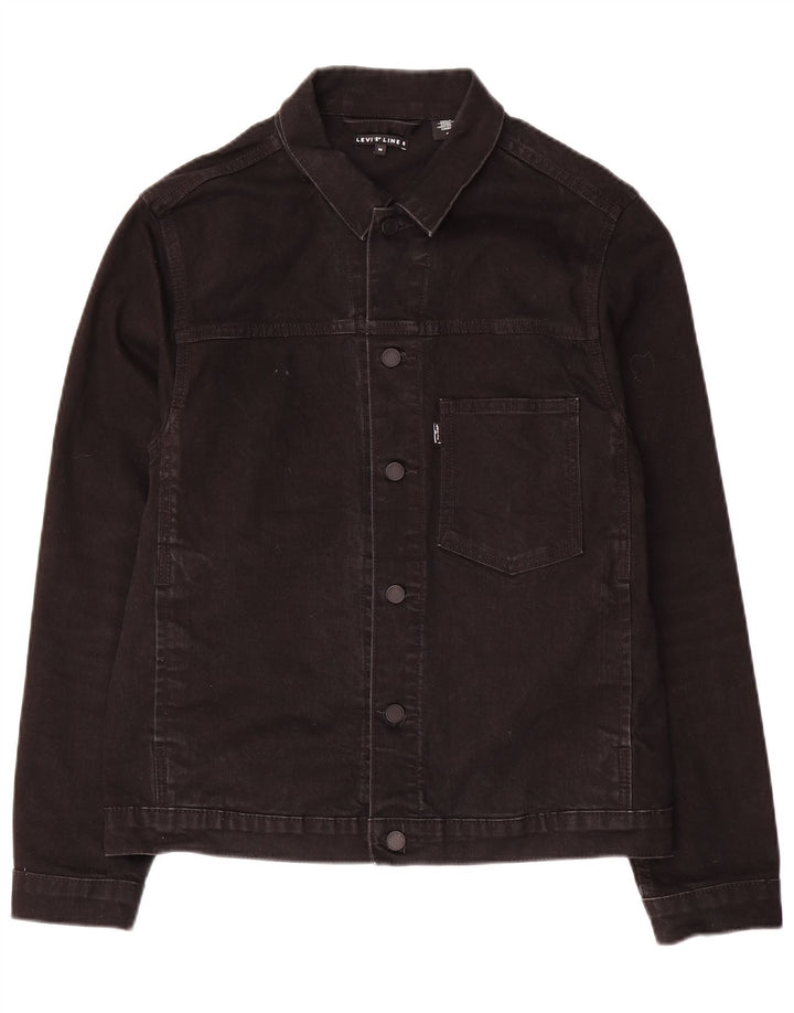 Levi's Line 8 Herre denimjakke Medium Sort Bomuld Classic