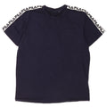 Fila Herre grafisk T-shirt Top Medium Marineblå Colourblock Bomuld