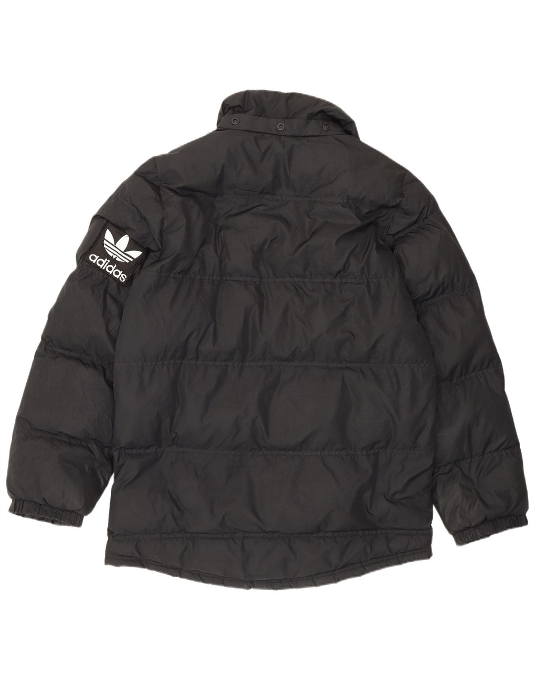 Nike Herre grafisk polstret jakke UK 38 Medium Sort Polyester