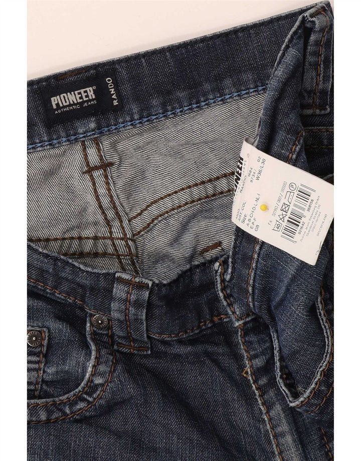 Pioneer Straight Jeans til mænd W36 L30 blå bomuld