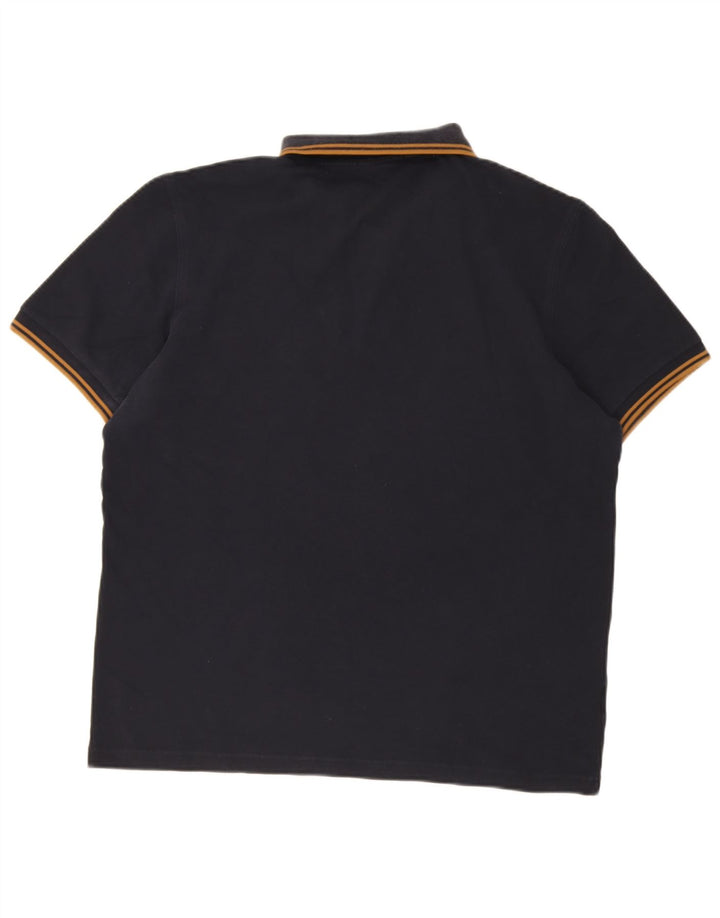 Fred Perry Herre poloshirt XL marineblå bomuld