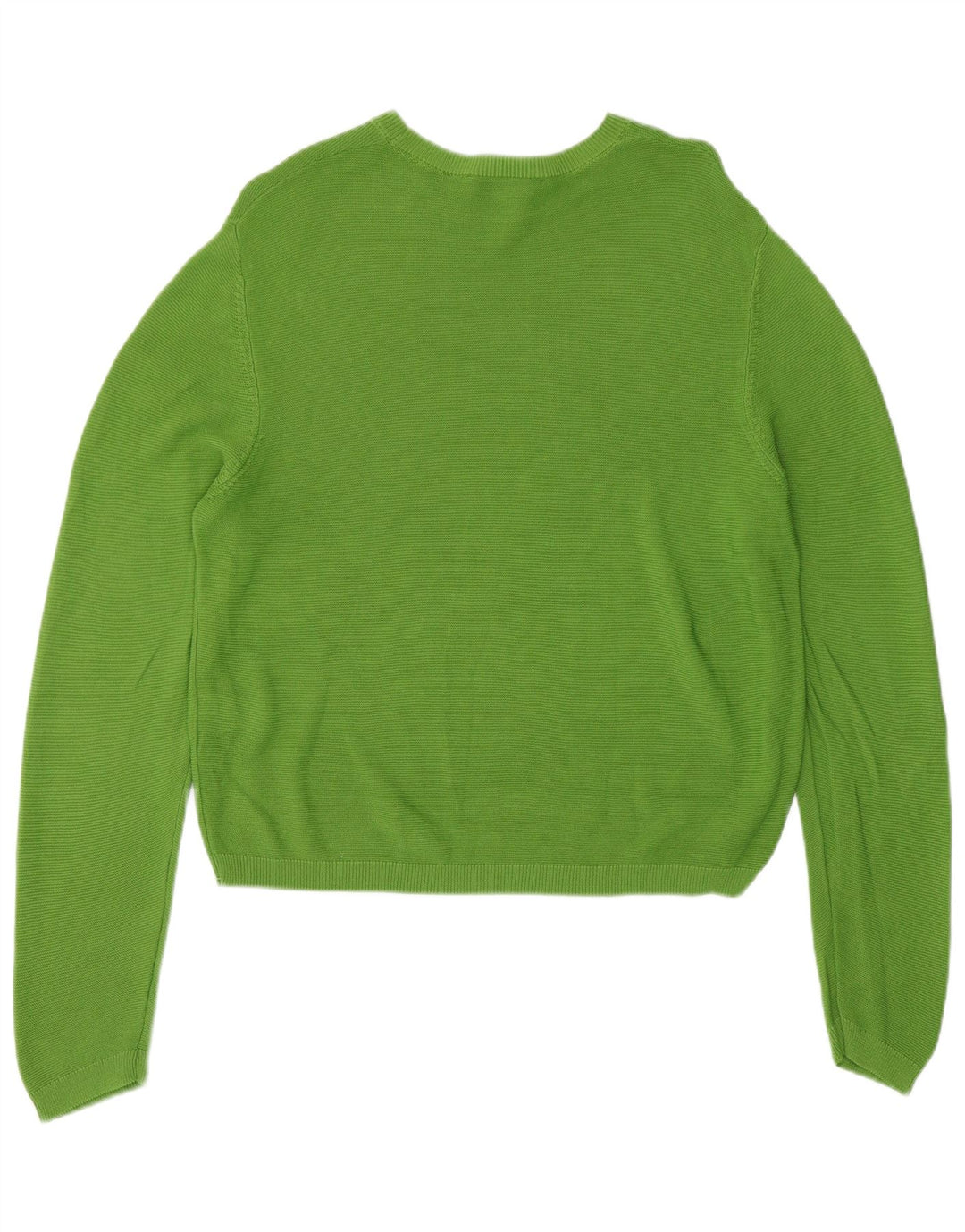 Zara Dame sweater med rund hals DK 14 Medium Grøn viskose