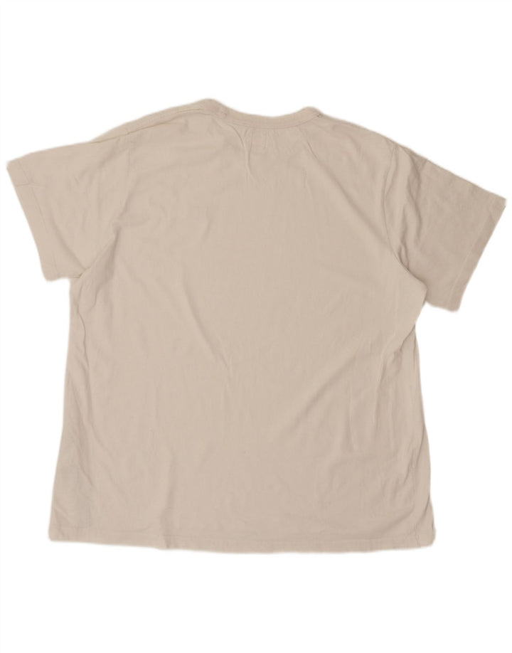 LEVI'S Herre Relaxed T-Shirt Top XL Hvid Bomuld