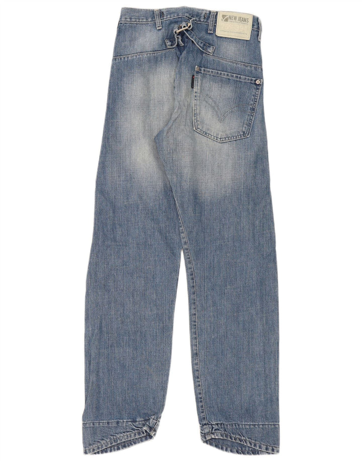 Nye Jeans Dame Lige Jeans IT 42 Medium W28 L31 Blå Bomuld