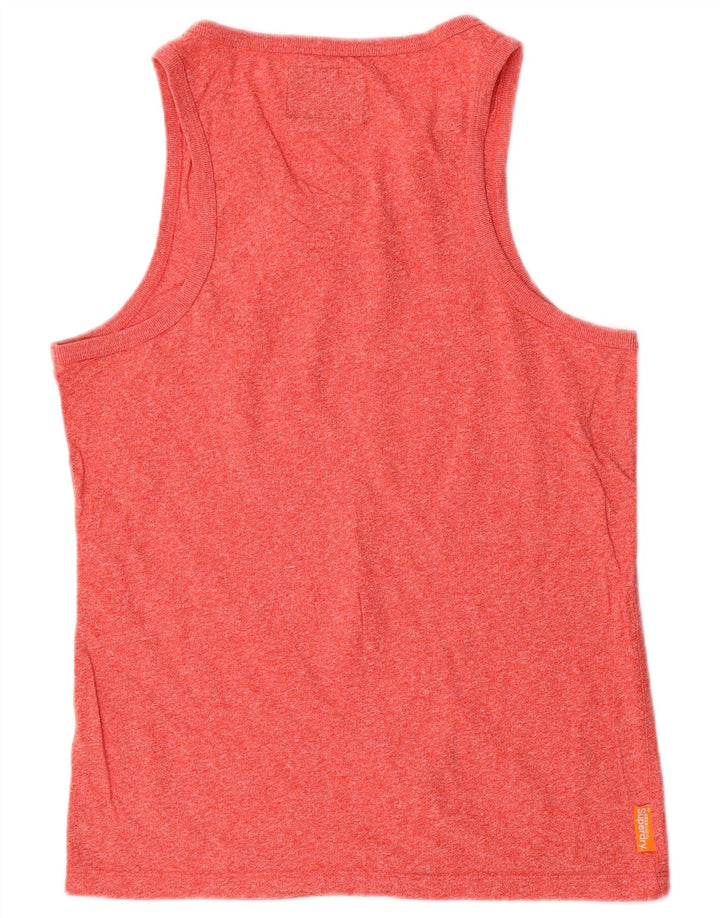 Superdry Herrevest Top Medium Rød Flecked Bomuld