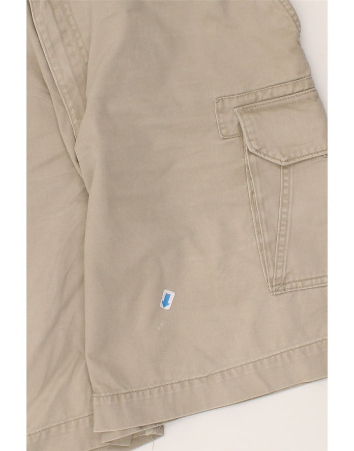 IZOD Mens Cargo Shorts W40 XL Beige Cotton Vintage Izod and Second-Hand Izod from Messina Hembry 