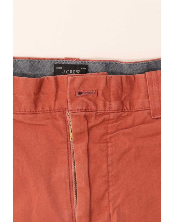 J. Crew Chino-shorts til mænd Large W34 Maroon Cotton