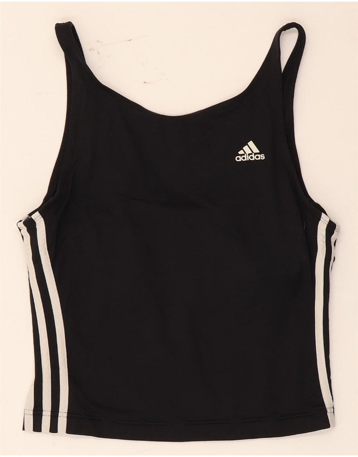 Adidas Dame Climacool Cami Top UK 2 2XS Sort Colourblock