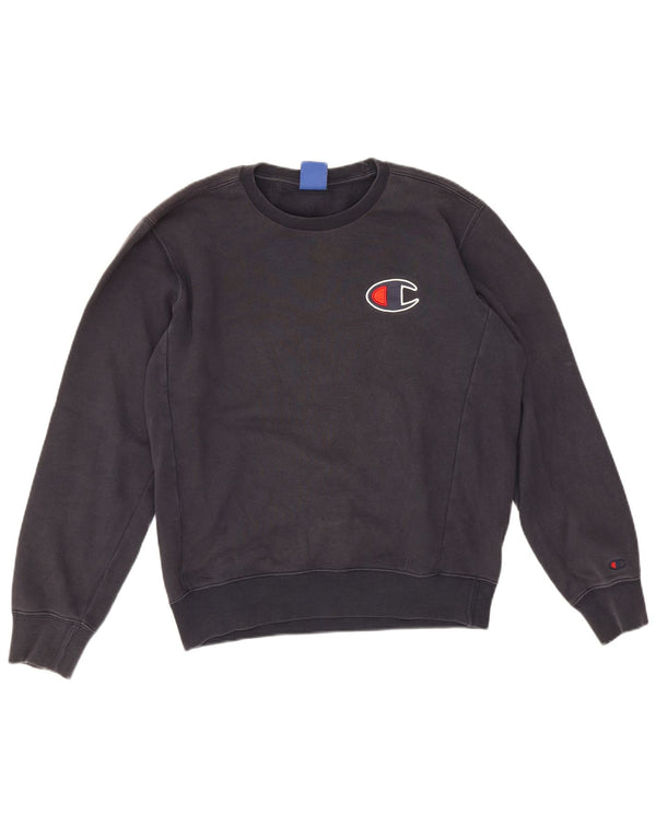 Champion Herre Sweatshirt Jumper Medium Navyblå Bomuld