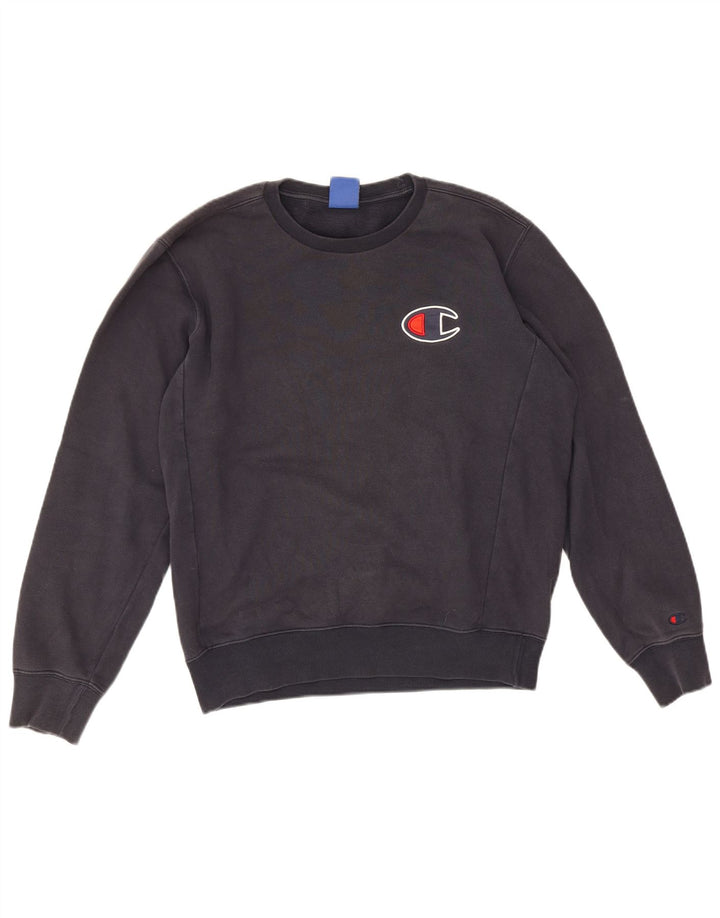 Champion Herre Sweatshirt Jumper Medium Navyblå Bomuld